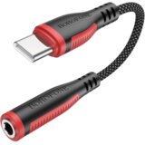  USB audio adapter Type-C to 3.5mm BOROFONE BV17 Digital Audio converter black Cijene