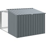  za pse s ograđenim prostorom antracit 153x194x110 cm pocinčani čelik | Eponuda.com