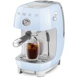 Smeg ECF03PBEU aparat za espresso u stil pastelno plavoj boji, retro iz 50-ih | shoptok.hr