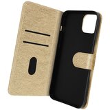 AVIZAR Folio Case iPhone 14 Plus z držalom za kartico - zlato, (20616977) Cene