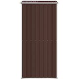  Vrtno spremište tamnosmeđe 192 x 108 x 223 cm pocinčani čelik | shoptok.hr