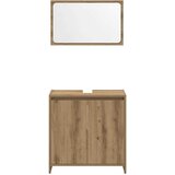  4-dijelni set kupaonskog namještaja käsityöläinen tammi | shoptok.hr