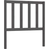  Uzglavlje za krevet sivo 81 x 4 x 100 cm od masivne borovine | shoptok.hr