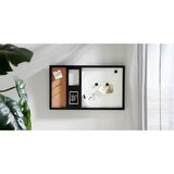 Premium Living stenska tabla spominčica, pluta, črna, bela | Shoptok.si