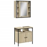 Furnova Kopalniška garnitura 2-delna sonoma hrast inženirski les, (21945872) | Shoptok.si