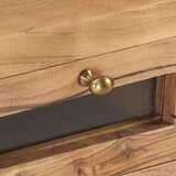 TV ormarić 110 x 30 x 40 cm od masivnog bagremovog drva | shoptok.hr