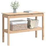  Konzolna mizica 110x40x75 cm trdna borovina, (20711366) | Shoptok.si