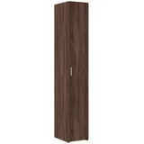 Maison Chic Visoka omara - Komoda - Predalnik rjavi hrast 30x42,5x185 cm inženirski les, (21721873)