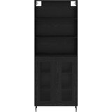  Highboard Crni hrast 69,5 x 34 x 180 cm | shoptok.hr