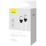 Baseus Kabel USB-C → USB-C QC PD 100W 1m Smart Chip Bijeli, (6932172626655) | shoptok.hr