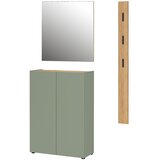 Germania Svijetlo zeleni set za hodnik u dekoru hrasta 104x200x33 cm Alviano – | shoptok.hr