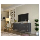 Hanah home komoda piero KB150 anthracite silver Cene