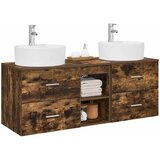  Set ormarića za kupaonicu 3 kom. Dimljeni hrast | shoptok.hr