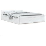 The Living Store Posteljni okvir s predali bel 140x190 cm - Posteljni Okvir, (21523794) | Shoptok.si