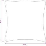  Presvlaka za jastuk 6 pcs HEERLEN Tamnozelena 60 x 60 cm Bouclé | shoptok.hr
