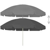  Senčnik za na plažo antraciten 240 cm, (20609660) | Shoptok.si