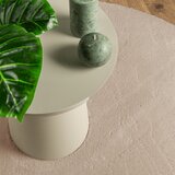  Tepih HUARTE kratkih vlakana meki i perivi Ø100 cm boja pijeska | shoptok.hr