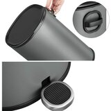 Songmics Koš za smeti 5 L, siv | Shoptok.si