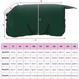  Pokrivač za konje Cjela tamno zelena 115 cm Polartec | shoptok.hr