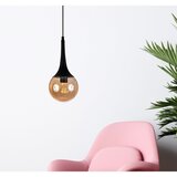 Squid Lighting Crna viseća svjetiljka sa staklenim sjenilom ø 15 cm Horn – | shoptok.hr