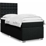  Box spring krevet s madracem crni 90x190 cm od tkanine | shoptok.hr