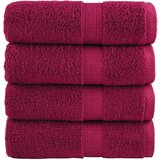 Premium ručnici za pranje SOLUND 4 kom. bordo 30x30 cm 600 g/m² | Shoptok.si