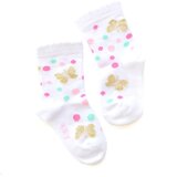 Koly Socks Čarape sa zlatnim leptirima Cene