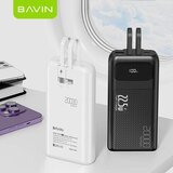 BAVIN Power bank 20000mAh 225W Type C & Ligtning kabl bela
