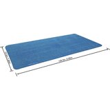 Bestway PE solarna ponjava 380 x 180 cm, modra, kvadratna u