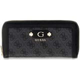 Guess Denarnice Lindsey Slg Large Zip Around Črna | Shoptok.si