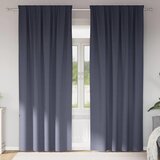  Zavjese za blackout s prstenovima 2 pcs Antracit 225 x 140 cm | shoptok.hr