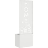 vidaXL Vrtno korito z dekorativno ploščo Bela 50 x 140 cm Mnogi jeklo | Shoptok.si