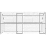  Pasja lopa s shranjevanjem 2 pcs srebrna 4 x 2 x 2 m Jeklo - - Srebrna - 51.45 - 4 x 2 x 2 m - 2025-vidaXL-TOPSELLER | Shoptok.si
