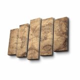 Wallity Dekorativna slika 5PUC-039, 82x50cm, 5 dijelova | Eponuda.ba