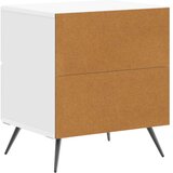  Nočna omarica s predalom Bela visok sijaj 43 x 34,5 x 47,5 cm, (5000209544) | Shoptok.si
