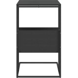  Bočni stolić crna 55 x 36 x 59,5 cm od konstruiranog drva | Eponuda.com