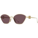 Loewe Metal Gold Cat Eye Sunglasses ONE SIZE (57) Zlata/Vijolična Cene