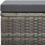 Poli 11-dijelni vrtni blagovaonski set od poliratana sivi | shoptok.hr