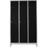 Hanah home ormarić za skladištenje Js1024Sı sivo - crna boja | ePonuda.com