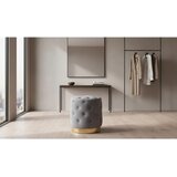 XORA TABURE, les, kovina, tekstil siva, zlate barve | Shoptok.si