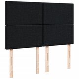  Krevet s oprugama i madracem crni 140 x 190 cm baršunasti | shoptok.hr
