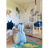 The Brooklyn Kids Modra otroška vreča za sedenje Funny Bunny – | Shoptok.si