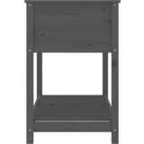  Sadilica s policom siva 111,5x54x81 cm od masivne borovine | Eponuda.ba
