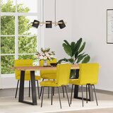 Maison Chic Jedilni stoli - Vzorci stoli 4 kosi rumen žamet A869, (22032099) | Shoptok.si