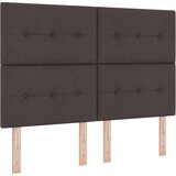 Box Postelja s box springom z vzmetnico temno rjava 160x200 cm tkanina, (22080943) | Shoptok.si
