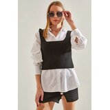 Bianco Lucci ženska bluza bez rukava 20246024, brod izrez, crna | Eponuda.com