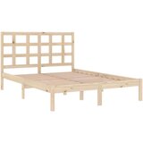  posteljni okvir iz trdnega lesa 135x190 cm, (20907358) | Shoptok.si