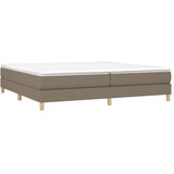  Okvir za krevet s oprugom smeđesivi 200x200 cm od tkanine | shoptok.hr