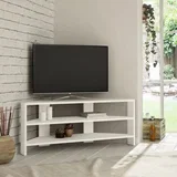 Thales Corner - White kotna TV omarica, (21268193)