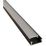  LED profil (Do x Š x V: 2.000 x 15 x 6 mm, Črna) Cene